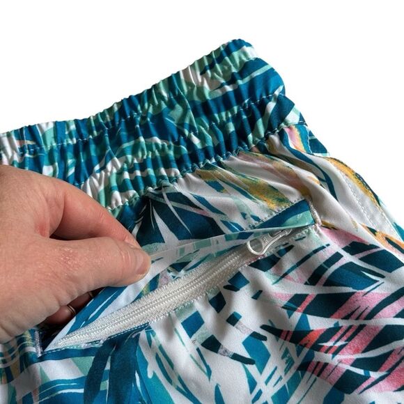 OP Ocean Pacific Quick Dry Tropical Beachy Pull On Shorts Mesh Pockets Sz XL NWT - Picture 9 of 16